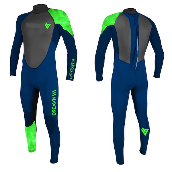 Kids SESSION Backzip wetsuit 4/3