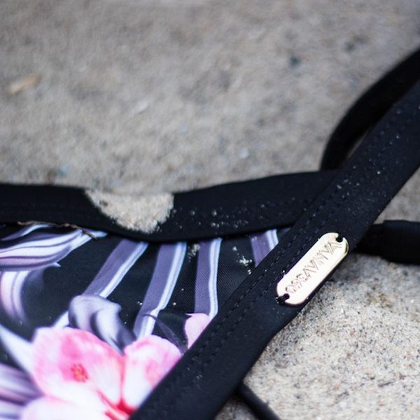 Floral Bikini set (Black)