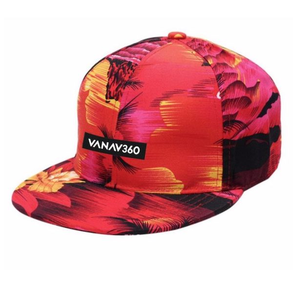 Snapback Cap Sunset Red