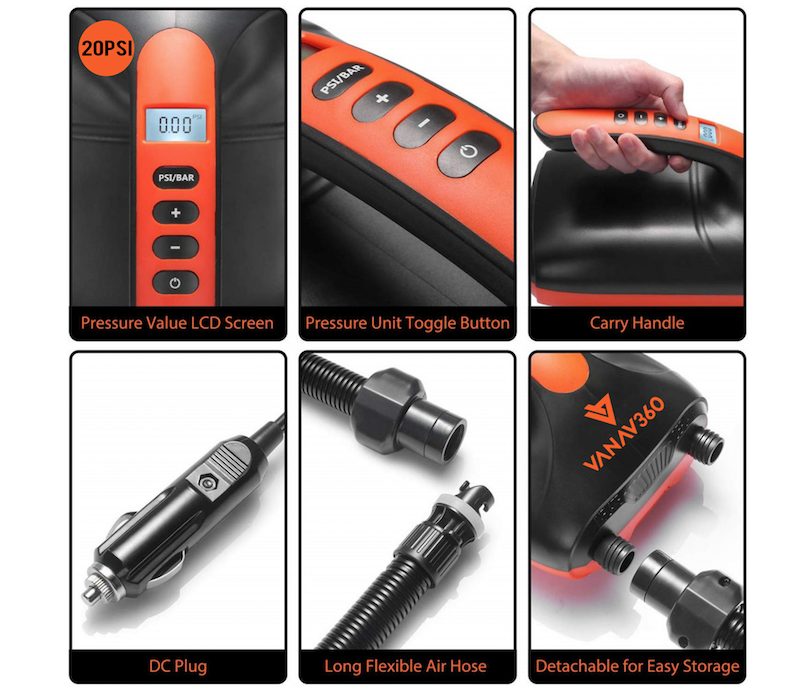 Powerfull Dual Stage Electric SUP Pump