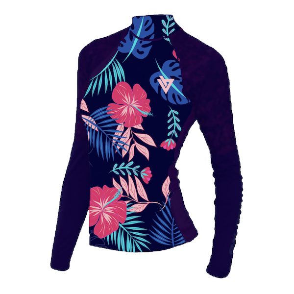 Rash Guard Women Long - Floral