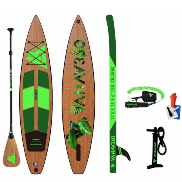 VANAV360 ECO-Touring 12'6 Inflatable SUP + Carbon Paddle