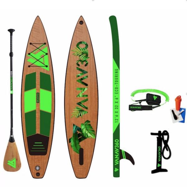 VANAV360 ECO-Touring 12'6 Inflatable SUP + Carbon Paddle